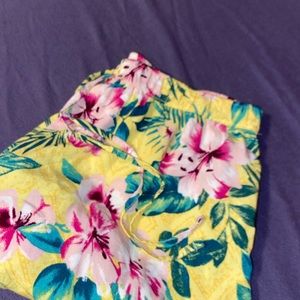 Yellow Hollister Shorts